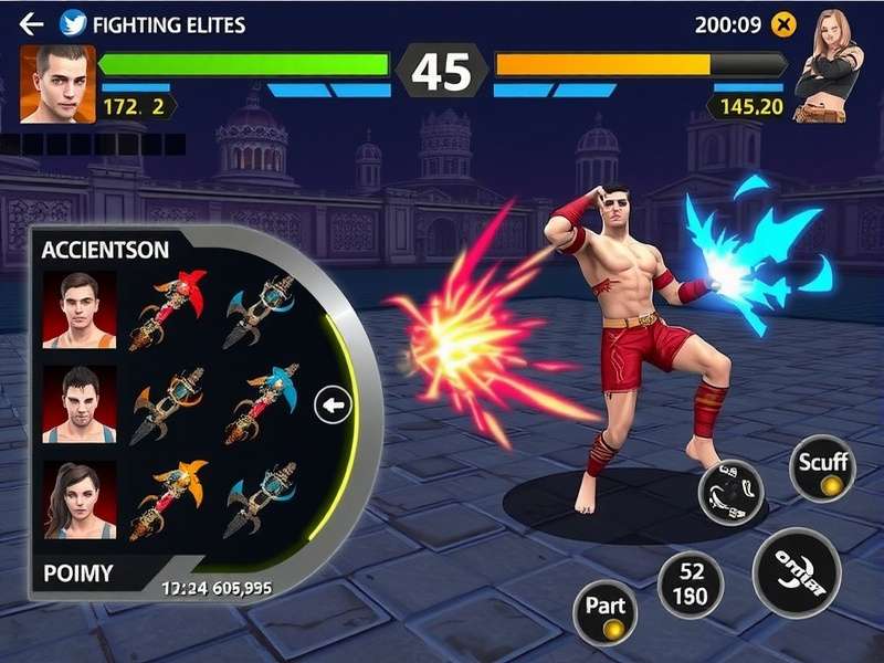 Goa Fighting Elites gameplay screenshot showing combat action